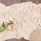 AUAUY Modern Gaze Rustikal Tischläufer Käsetuch Waschbar Waschbar Musselin Dekostoff, Romantisch, Halbdurchsichtiger Stoff, Tischdecke für Boho-Hochzeit, Laubendekoration, Geburtstagsfeier 80x300
