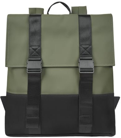 ECOTISH Mochila Portatil Hombre, Mujer Mochila 15.6 Pulgadas Mochila Elegante para Ordenador Portátil, Mochila Mujer Trabajo, Negocio Trabajo Diario Viaje Escolares (Verde, M)