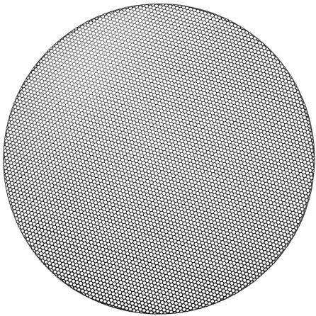 X AUTOHAUX Universal 5.5 Inch Speaker Grills Mesh for Audio Subwoofer 142x6.5mm Grille without Frame Black - Pack of 1