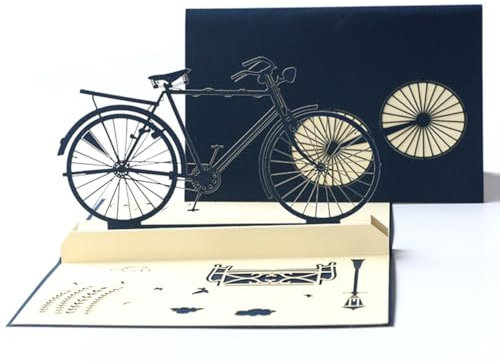 scicent Karten Geburtstag Pop Up Geburtstagskarte Fahrrad-Karte 3D Geschenkkarte Sport-Karte für Jungen Grußkarte Glückwunschkarte Rennrad-Karten Geburtstag 22605