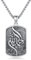 ROMANTICWORK Allah Kette Sterling Silber 925 Islam Kette Muslimische Halskette Arabische Kalligraphie Alhamdulillah Erkennungsmarke Anhänger Islamischer Schmuck Geschenke für Männer Herren Damen