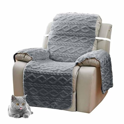 HLTQL sesselbezug sesselschoner für relaxsessel Sessel überzug armlehnenschoner sesselüberwurf fernsehsessel bezug Sessel schoner Verdickter Anti-Rutsch-Plüsch sesselüberzug(*9)