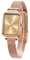 Taxau Damenuhr Wasserdicht Quarz Damen Uhr Damenuhr Rosegold Diamant Uhr Exquisit Opulent Rostfreier Stahl Uhren Damen Armbanduhr Goldenes Zifferblatt Einstellbar Women Watch