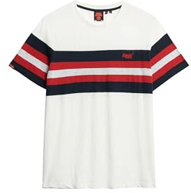 Superdry Herren Essentials Stripe T-Shirt