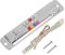 MUELODSIC 2juegos Mezuzah De Metal con Pergamino para Puerta Adorno Religioso Judío para Decoración del Hogar Protección Espiritual Y Bienestar Familiar