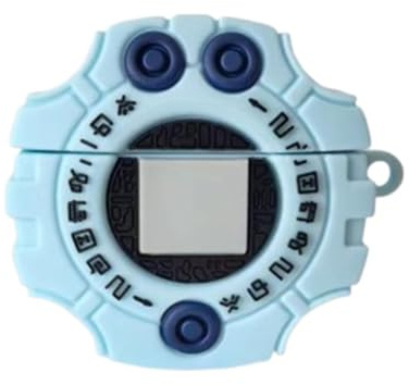 GULVQYF Silikon-Schutzhülle, kompatibel mit AirPods Pro 3. Generation, für Jungen und Mädchen, niedliches Cartoon-Digimon-Digivice-Kopfhörer-Cover für Airpods Pro 3 (2025)