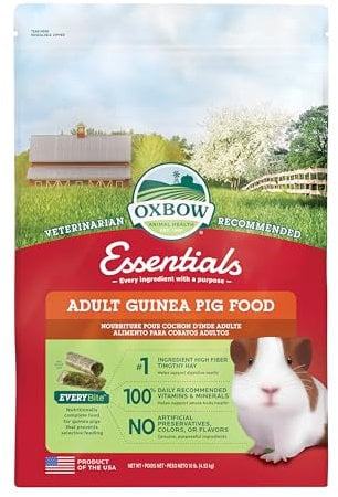 Petlife Oxbow Cavy Cuisine Komplettfutter für ausgewachsene Meerschweinchen, 4,5 kg