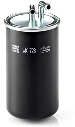 MANN-FILTER WK 728 Filtro de combustible - para Automóviles + Vehículos de transporte