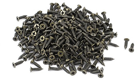Sourcingmap 300Pcs 2.5mm Dia 8mm Length Thread Rod Phillips Head Screws Fasteners