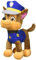 PAW PATROL - CHASE PLÜSCH, SCHÄFERHUND UND POLIZEI (30CM) GUTE QUALITÄT - FARBE BLAU -