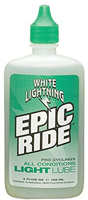 White Lightning Epic Ride Lube, 4oz Drip
