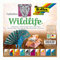folia 495/1515 - Faltblätter Wildlife, 15 x 15 cm, 80 g/qm, 50 Blatt sortiert in 10 Motiven - ideal für wunderschöne Faltfiguren und -formen
