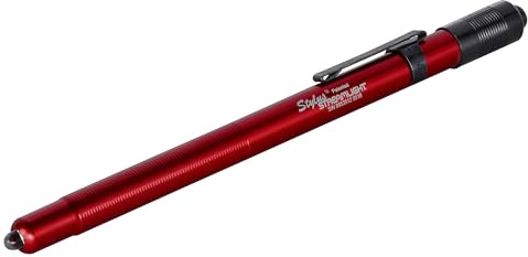 Streamlight 65035 Stylus 3-AAAA LED Pen Light, Red with White Beam, 6-1/4-Inch