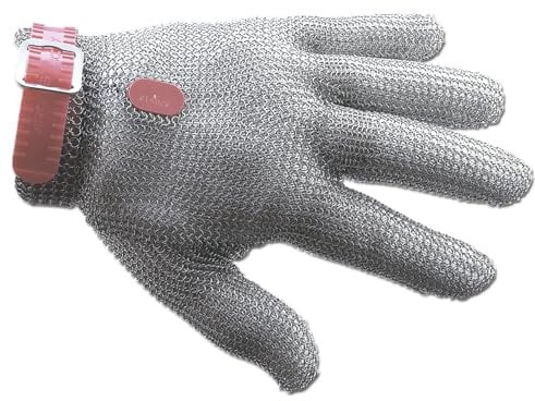 Arcos Guantes de Protección - Guante de Malla Guante de Protección - Acero Inoxidable Size M 250 mm - Color Gris