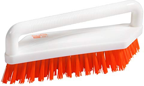 haug bürsten - Anti Bac Scheuerbürste - Größe: 180 x 48 x 22 mm -antibakteriell, hitzebeständig -20 bis 140 °C - lebensmittelkonform nach HACCP - für Küche, Industrie & Reinigung - Made in Germany