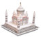 Marmor Taj Mahal Tajmahal Replik Modell Indien Agra Souvenir Kollektion 22,9 x 22,9 cm ~ Dekor Handgemachtes Geschenk Reiner Weiß Marmor TAJ MAHAL Heimdekoration Kleine Handarbeit Miniatur Architektur Liebessymbol