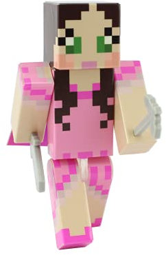 EnderToys Pink Dress Green Eyed Girl Action Figure