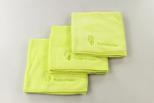 TUPPERWARE FaserPro Kosmetik limette Mikrofasertuch (3)