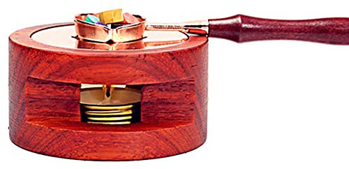 Kit de fusion pour cachet de cire avec 1 cuillère à fondre et 2 outils de fusion pour cachet de cire