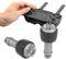 Maniglia per joystick a bilanciere per pollice con telecomando 2 pezzi, Keenso Accessorio per telecomando Drone adatto per Mavic Air 2 (Nero)