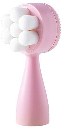1Pc Deep Cleansing Facial Cleanser Brush Face Cleansing Brush Manual Double Sided Face Wash Brush