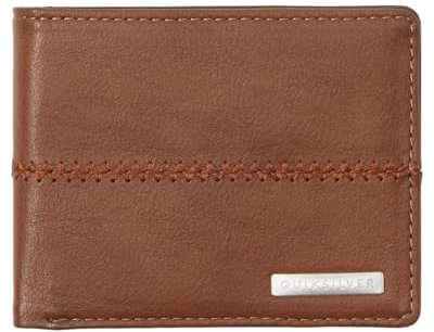Quiksilver Stitchy, Accessoire de Voyage-Portefeuille à Triple pli Homme, Chocolat, L