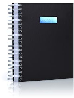 Der KLEINE DICKE - DIN A5 Kalender 2025 - schwarz - 400 Seiten - jeder Tag 1 volle Seite Platz