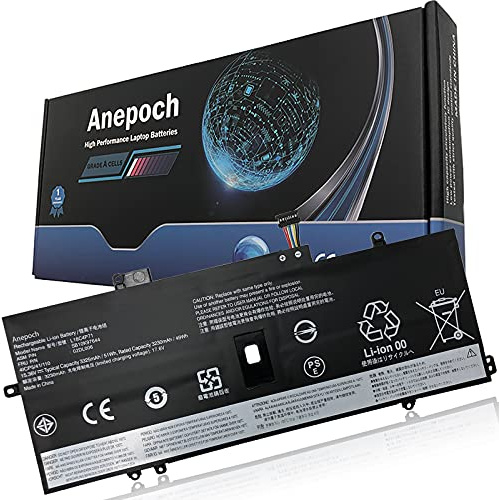 Anepoch L18C4P71 02DL006 Laptop Akku Ersatz für Lenovo ThinkPad X1 Yoga 4th Gen / X1 Carbon 7th 8th Gen SB10K97644 02DL004 L18L4P71 SB10K97642 02DL005 L18M4P72 SB10K10K97642 97643 15,36 V, 51 Wh, 3325