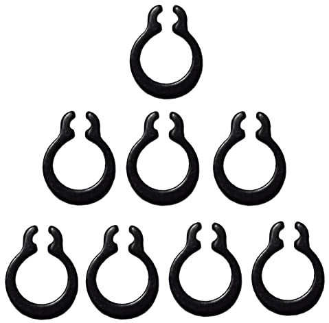 CONPHERON Außen Seegerring Sprengringe Manganstahl C-Clip Sicherungsringe (Kürbistyp) 5mm, 200 pcs