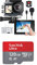 icefox Action Cam 4K Ultra HD 20MP Kamera Unterwasserkamera Wasserdicht 40M 170 Degree Ultra-Weitwinkel WiFi Camcorder & SanDisk Ultra Android microSDXC UHS-I Speicherkarte 128 GB + Adapter