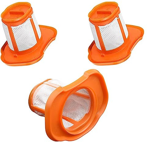 3 piezas Filtro Accesorios para Aspiradora Black Decker Dustbuster BHHV320B BHHV320J BHHV520BFP BHHV520BFP BHHV520BT BHHV520JF Filtros de Recambios Accesorio Piezas Recambios Lavable (naranja)