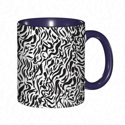 Tasse Mug,Trendy Mix Tierhautdrucke Zebra Safari Afrika nahtlose Muster Vektordesign für Modestoff.,Kaffeetasse - Kaffeebecher mit Fassungsvermögen von 330 ml