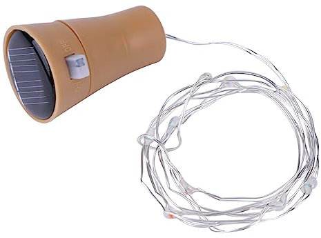Cymwer Wine Bottle Light IP44 Waterproof Wire Shape Rod Lamp Solar Bottle Stopper Light String Lamp for Party Wedding Date