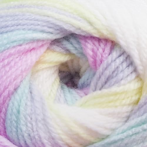 Wendy Wools Giggles Rainbow Double Knitting 100g Ball Multicoloured (WG07)