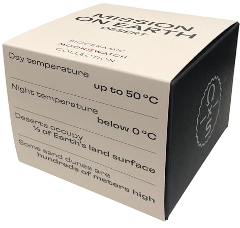 Swatch Armbanduhr Moonswatch Omega x Mission to Earth Desert aus Biokeramik