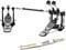 Pearl P-532 - Pedale doppio con bacchette Keepdrum