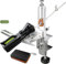 TOOSOAR Manuale Professionale, Affilacoltelli Professionale Viene Fornito con Una Base per uso Interno all'Aperto, con 4 Pietre di Affilatura per La Cucina Campeggio Caccia