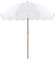 Blanco Sombrilla Playa 200 Cm Parasol Jardín Exterior Grande con Flecos Sombrillas Terraza Protección UV50+ Sombrilla Jardín Inclinable Portátil Boho Beach Umbrella For Sand Impermeable