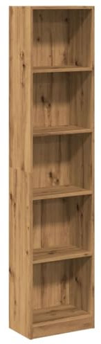 vidaXL Bibliothèque Chêne Artisian 40x24x176 cm Bois d'ingénierie