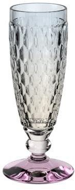 Villeroy & Boch – Boston Pearl Sektglas Bunt Schimmernd, Spülmaschinenfest, Glas für Sekt oder Champagner, Prosecco Glas, Sektflöte, Champagnerglas, Kristallglas
