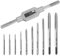 11 Pezzi Mini Maschi per Filettare Metrici Set, M1 - M3.5 Mini Rubinetto a Mano Maschiatura, Micro Maschi per Macchine, Strumento per Filettatura Utensili per Maschiatura a Scanalature Diritte