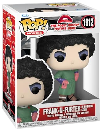 Funko Pop! Movies: Rocky Horror Picture Show – Dr. Frank-N-Furter in Hospital Gown - Figura in Vinile da Collezione - Idea Regalo - Merchandising Ufficiale - Horror Fans
