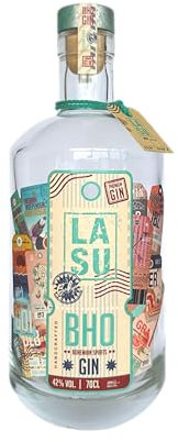 LA SU Bohemian Gin 42% vol. (1x 0,7 Liter) Premium handcrafted Gin mit Zitronengras, Feige, Grapefruit und Lavendel.