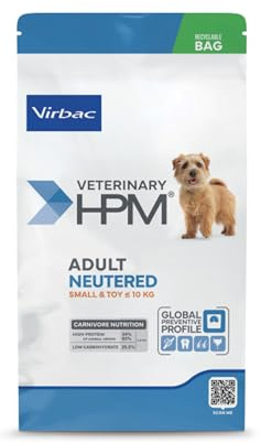 HPM Tierarzneimittel für Erwachsene, NEUTERED Hund und Spielzeug, 1,5 kg