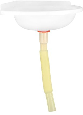 HORIALENCE Lavabo Angle Mural Plastique Mini Lavabo Peu Encombrant Vasque pour Petits Installation Facile et pour Salle de Bain et Balcon
