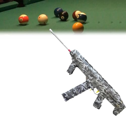 Taco de Billar de Rifle con Control de Potencia (Gris, 30x90 cm)