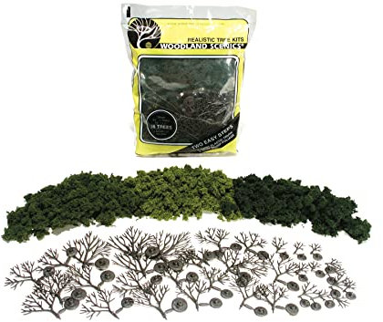 Woodland Scenics-WS 1103 5-7 in. Mix Deciduous Trees 7-Kit