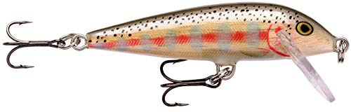 Rapala - Countdown Angelköder - Angelzubehör aus Balsaholz - Süßwasser Spinnköder - Lauftiefe 0.6-0.9m - Fischköder 3cm, 4g - Hergestellt in Estland - Balsa Juvenile Rainbow Trout