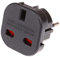 Cablepelado - Adattatore da spina UK a presa europea, colore nero