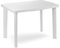 Mojawo Gartentisch Weiß Kuststoff Kunststoff 100x70cm rechteckig Balkontisch Campingtisch Beistelltisch Terrassentisch